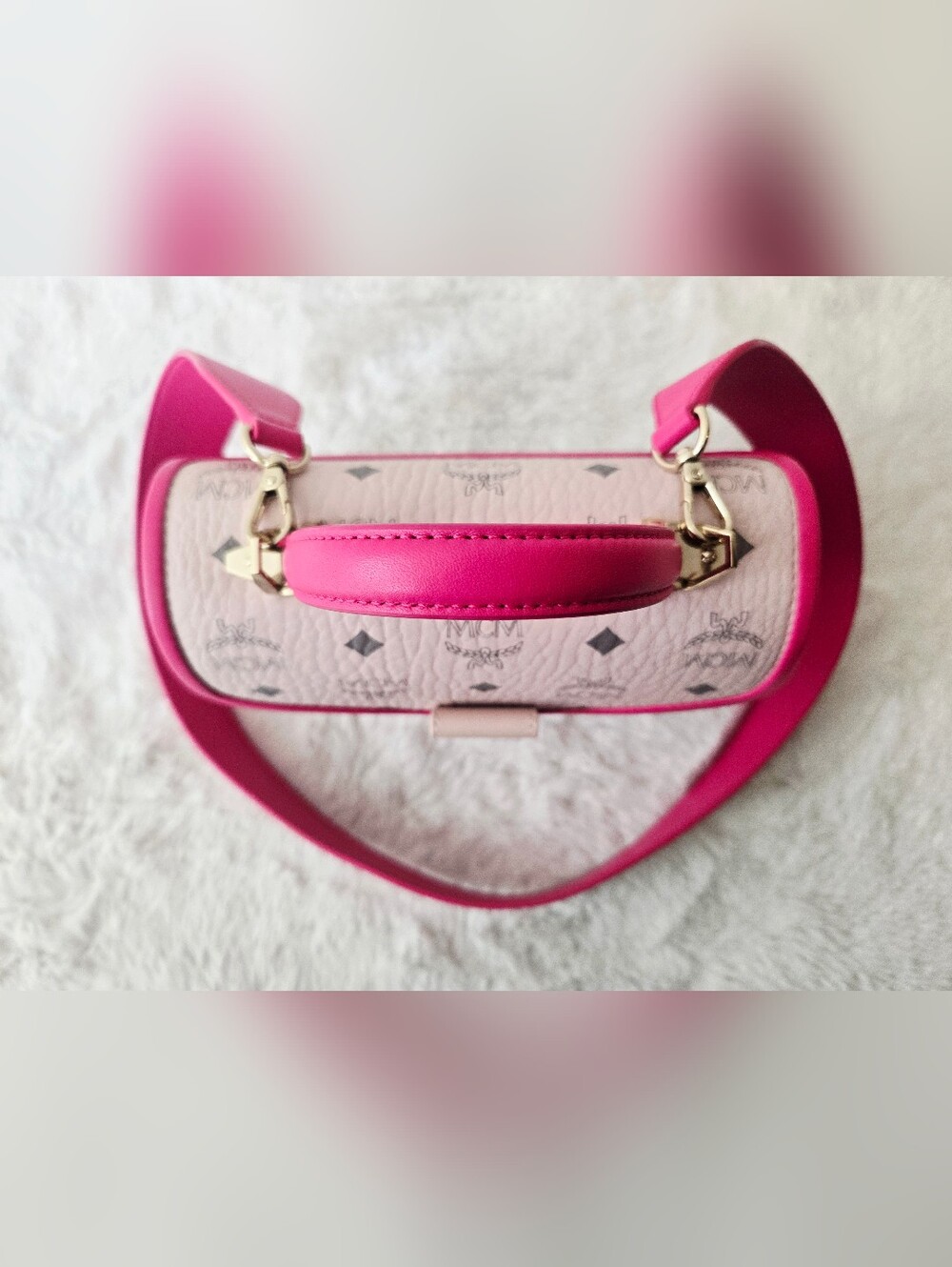 ‼️SOLD‼️MCM Visetos Mini Patricia Satchel - Picture 4 of 4